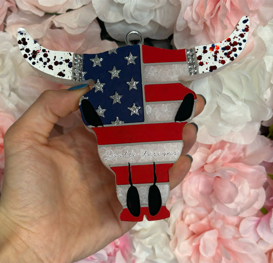 American Flag Bull